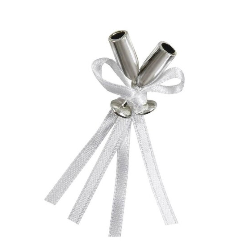 12 sets mini champagneglas zilverkleur