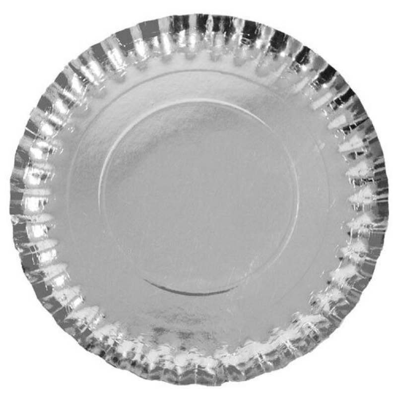 zilver dienblad 27cm rond