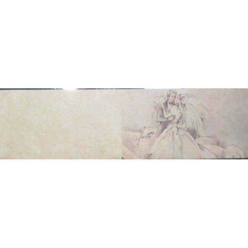 10x kaartje bruidspaar klassiek