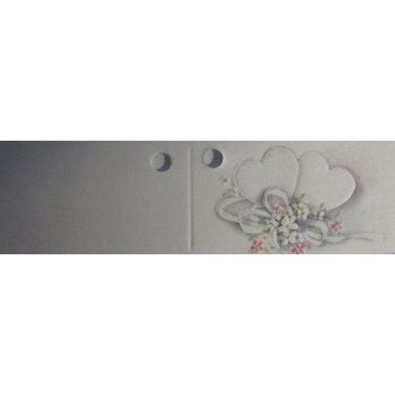 10x kaartje duiven witte hartjes