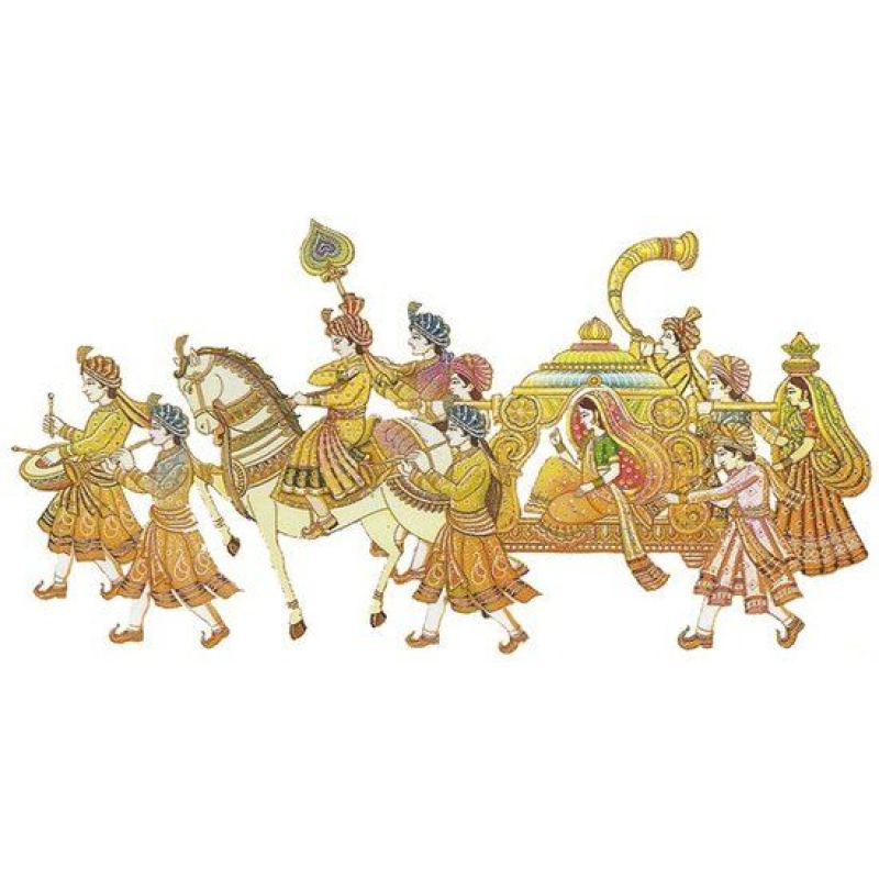 20x kaartje Hindu bruiloft