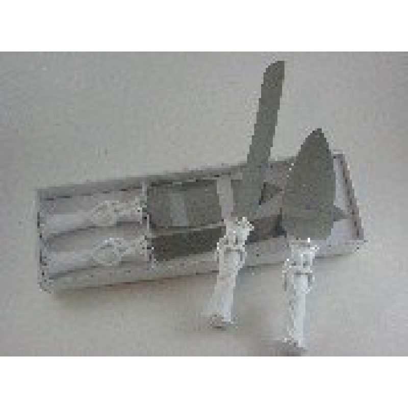 taartset hartenbruidspaar