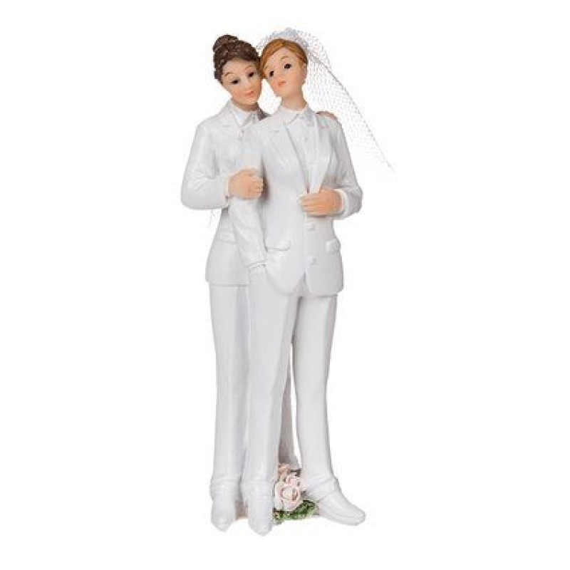 Bruidspaar 2 vrouwen broekpak