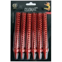 6x ijsfontein kleuren rood of groen