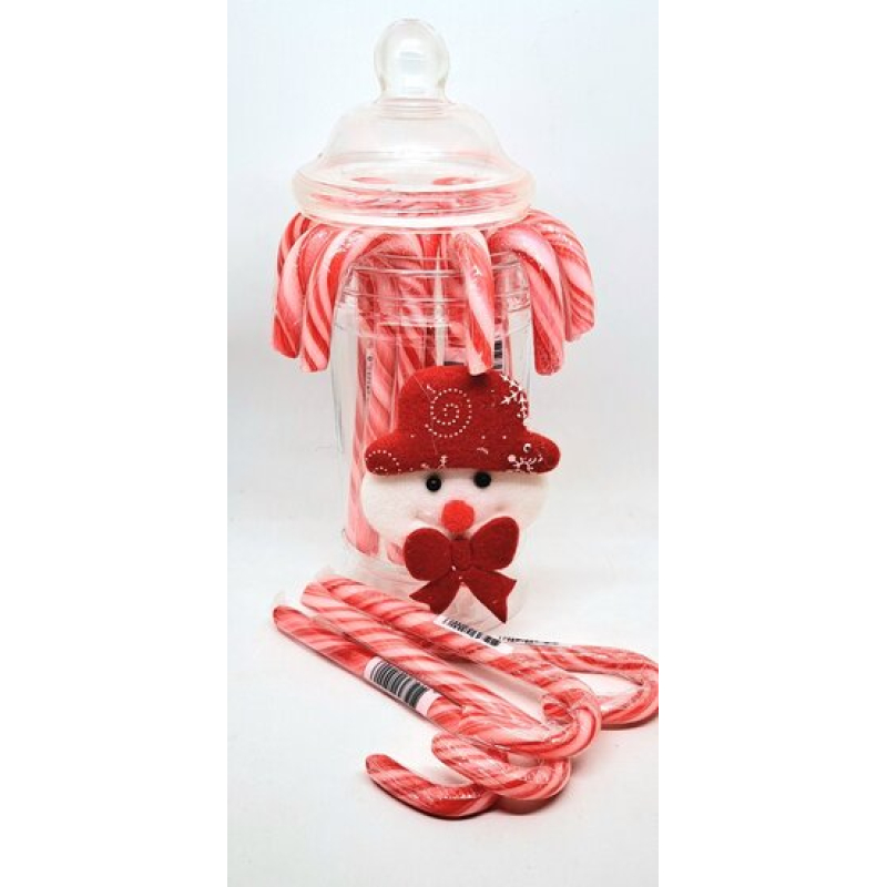 candy canes in stopfles