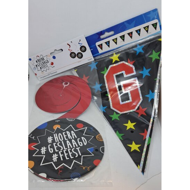 klein setje geslaagd versiering