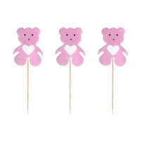 12x cocktailprikker beertje hart