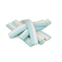 spekrepen blauw-wit of roze-wit 100 gram