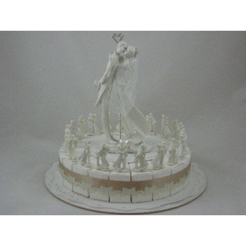 Taart bruidsparen wit 24 doosjes