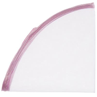 10x tule met een satijnrand diverse kleuren