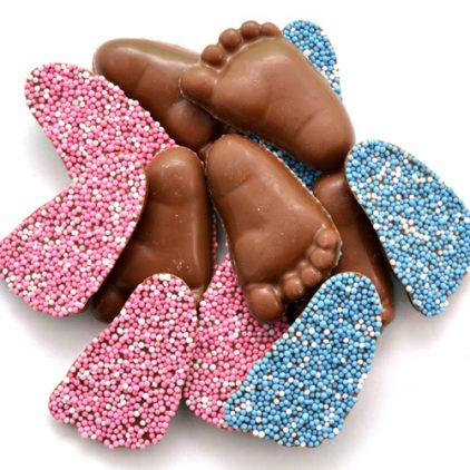 babyvoetjes chocolade